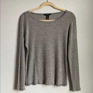 Forever 21 Marled Gray Lightweight Sweater